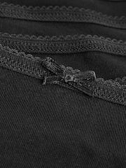 Black Thong Rich Knickers 5 Pack - Image 5 of 5
