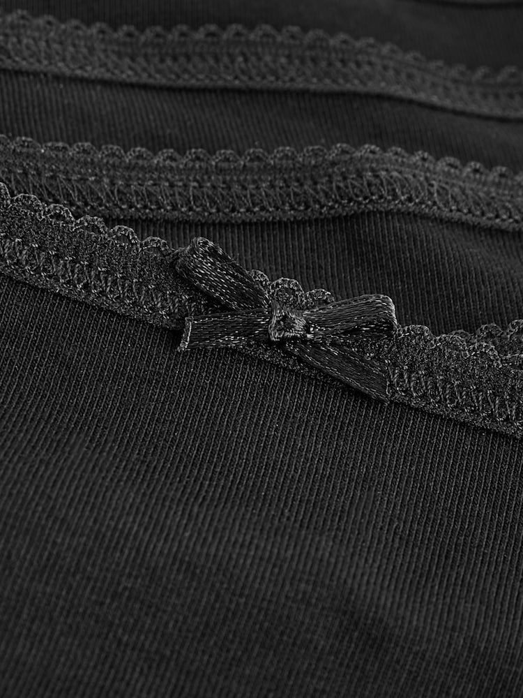 Black Thong Rich Knickers 5 Pack - Image 5 of 5