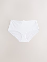 Black / Pastel Rose Nude / White Midi Rich Knickers 7 Pack - Image 8 of 10