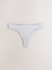 Marl Thong Rich Knickers 7 Pack - Image 6 of 12