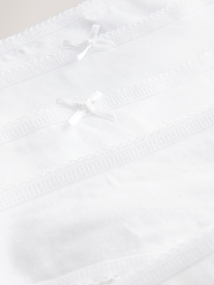 White Thong Rich Knickers 5 Pack - Image 8 of 8