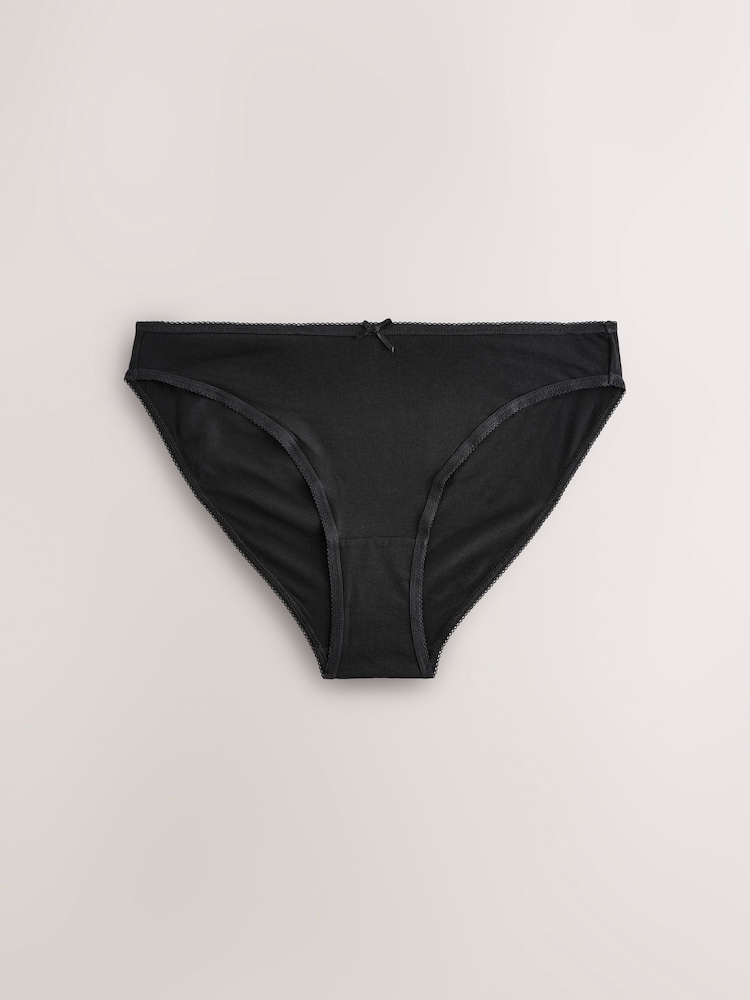 Black / Pastel Rose Nude / White - Rich Knickers 7 Pack - Imagen 2 de 10