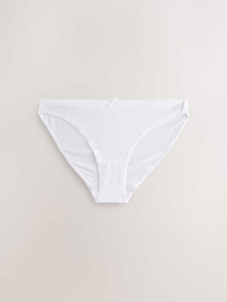Schwarz / Pastellrosa Nude / Weiß - Slips mit hohem Baumwollanteil, 7er-Pack - Image 5 of 10