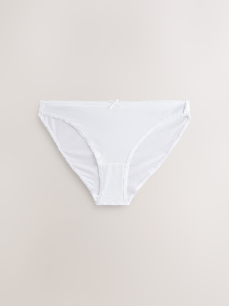 Schwarz / Pastellrosa Nude / Weiß - Slips mit hohem Baumwollanteil, 7er-Pack - Image 6 of 10