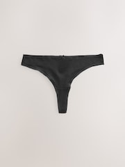 Black / Pastel Rose Nude / White Thong Rich Knickers 5 Pack - Image 2 of 6