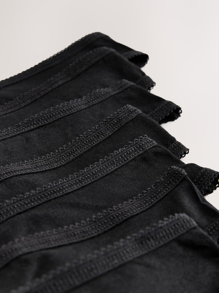 Black Thong Rich Knickers 7 Pack - Image 13 of 13
