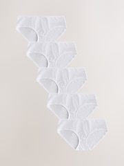 Blanc - Lot de 5 culottes riches - Image 1 de 7
