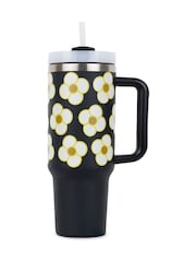 Regatta Yellow Orla Kiely Insulate Mug - Image 2 of 4