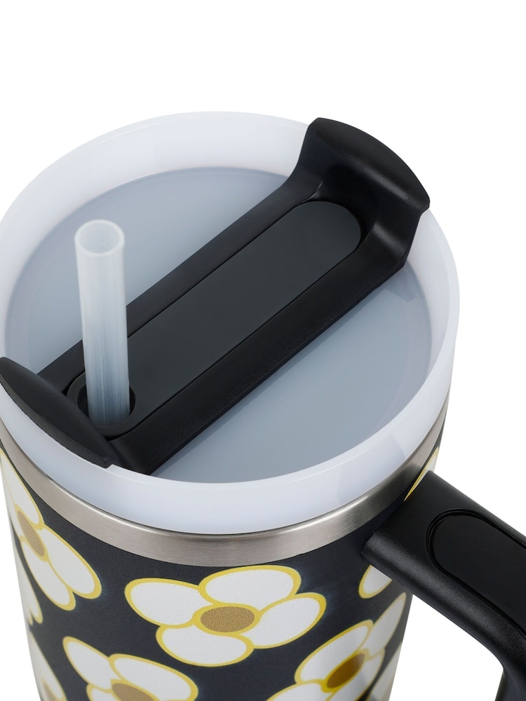 Regatta Yellow Orla Kiely Insulate Mug - Image 4 of 4