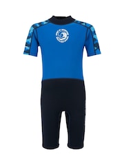 Regatta Blue Junior Kids Short Wetsuit - Image 6 of 8