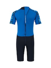 Regatta Blue Junior Kids Short Wetsuit - Image 7 of 8