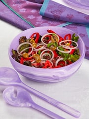 Bread + Butter Lilac Organic Resin Salad Bowl - Image 1 of 3