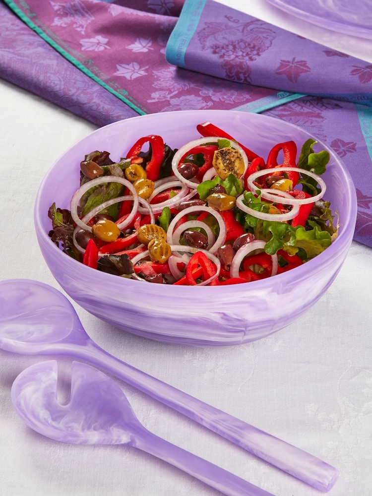Bread + Butter Lilac Organic Resin Salad Bowl - Image 1 of 3