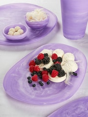 Bread + Butter Lilac Organic Resin Oblong Platter - Image 1 of 3