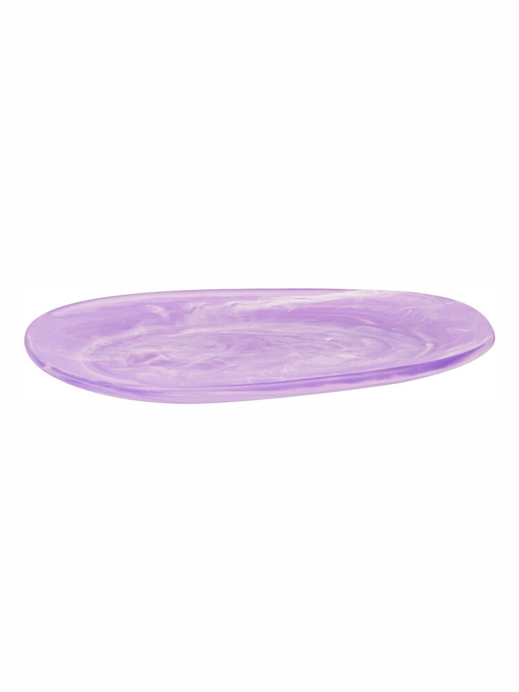Bread + Butter Lilac Organic Resin Oblong Platter - Image 2 of 3