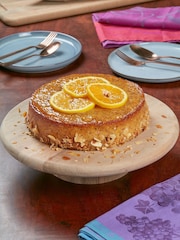Bread + Butter Acacia Rounded Edge Footed Cake Plate - Image 1 of 2