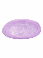 Bread + Butter Lilac Organic Resin Round Platter with Small Bowl Set - Image 2 of 3