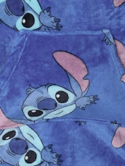 Brand Threads Blue Disney Stitch Hooded Blanket - Image 7 of 7