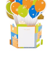 Hallmark Orange 100th Birthday Card 3D Pop-Up Paper Wonder Design - Image 4 of 4