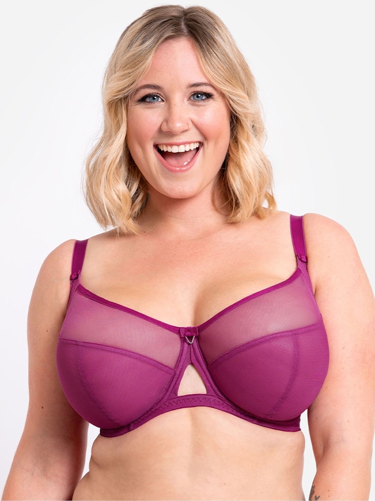 Lila - Curvy Kate Victory Balconette-BH mit seitlicher Stützfunktion - Bild 2 von 7