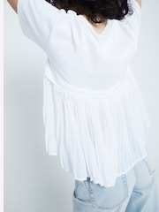 River Island T-Shirt mit plissiertem Saum - Bild 4 von 6