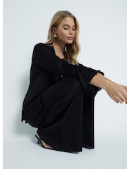 River Island Black Plisse Shirt - Image 2 of 4