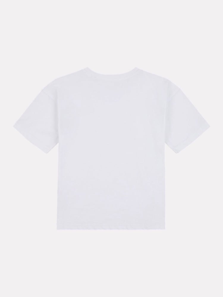 New Balance White Small Girls Logo 100% Cotton T-Shirt - Image 7 of 8