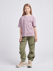 New Balance Red Girls 100% Cotton Premium T-Shirt - Image 4 of 10