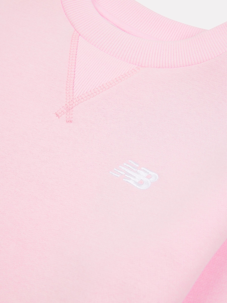New Balance Pink Small Girls Logo Sweatshirt - Image 10 of 10