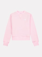 New Balance Pink Small Girls Logo Sweatshirt - Image 8 of 10