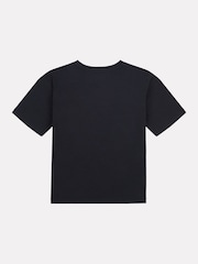 New Balance Black Small Girls Logo 100% Cotton T-Shirt - Image 2 of 4