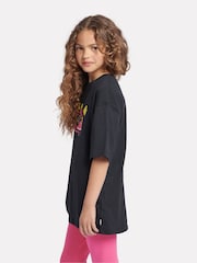 New Balance Black Girls 100% Cotton CDL Floral Graphic T-Shirt - Image 2 of 9