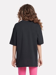New Balance Black Girls 100% Cotton CDL Floral Graphic T-Shirt - Image 3 of 9