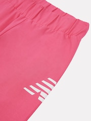 New Balance Pink Light Kids Stacked Logo Leggings - Image 8 of 9