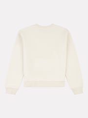 New Balance White Small Girls Logo Sweatshirt - Image 7 of 8