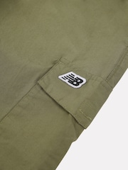 New Balance Green Girls 100% Cotton Premium Cargo Joggers - Image 6 of 6