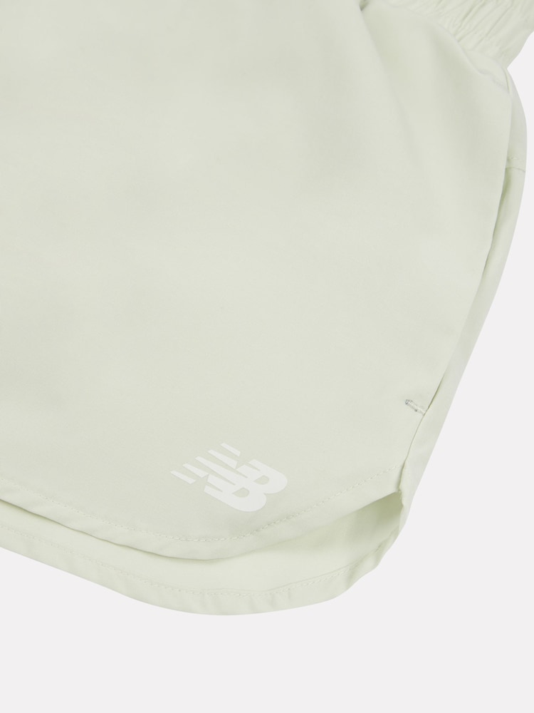 New Balance Green Girls RC Run Shorts - Image 10 of 10