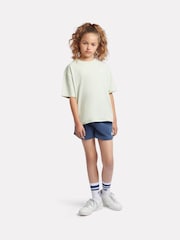New Balance Green Small Girls Logo 100% Cotton T-Shirt - Image 9 of 10