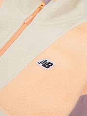 New Balance Dekleta (sintetična tkanina) borg Fleece jakna; suknjič - Slika 9 iz 9