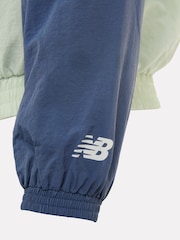 Azul claro - New Balance Kids Athletics Mesh Lined Wind Cheater Jacket - Imagen 13 de 13