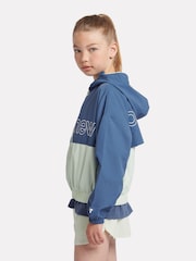 Azul claro - New Balance Kids Athletics Mesh Lined Wind Cheater Jacket - Imagen 4 de 13