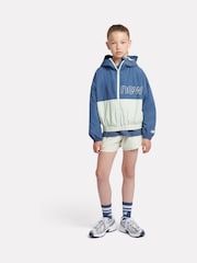 Azul claro - New Balance Kids Athletics Mesh Lined Wind Cheater Jacket - Imagen 6 de 13