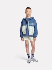 Azul claro - New Balance Kids Athletics Mesh Lined Wind Cheater Jacket - Imagen 7 de 13