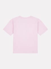 New Balance Light Pink Small Girls Logo 100% Cotton T-Shirt - Image 7 of 8
