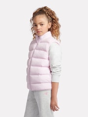 New Balance Pink Girls Bond Quilted Gilet - Image 3 of 11