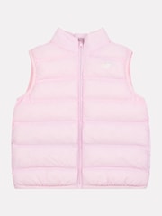 New Balance Pink Girls Bond Quilted Gilet - Image 8 of 11