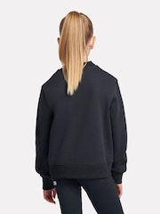 New Balance Black Girls Stacked Logo Sweatshirt - Image 3 of 9