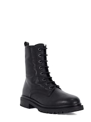 Dune London Black Prestonne Cleated Hiker Boots - Image 2 of 4