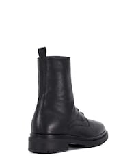 Dune London Black Prestonne Cleated Hiker Boots - Image 3 of 4