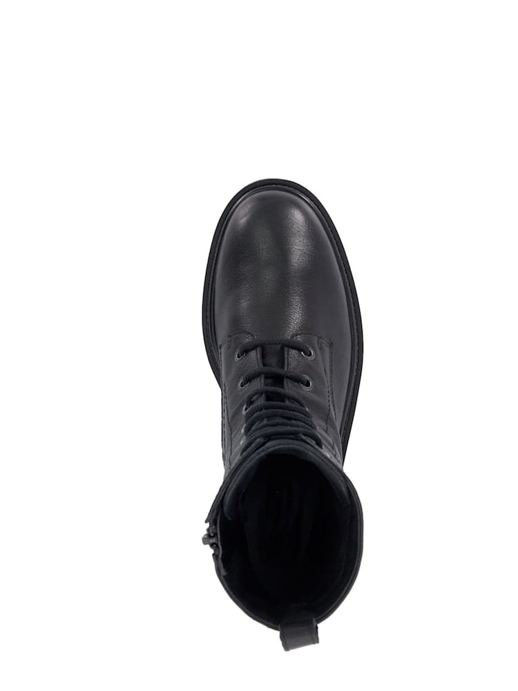 Dune London Black Prestonne Cleated Hiker Boots - Image 4 of 4